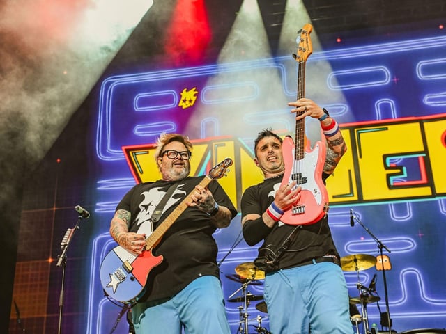 Bowling for Soup's set was full of fun.