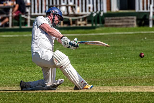 All-rounder Tom Steyert hits out for Whitby. PHOTOS BY BRIAN MURFIELD