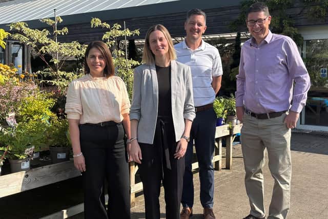 L to R Sharon McNair Emma Bristow Neil Barwise-Carr and Mark Farnsworth.
