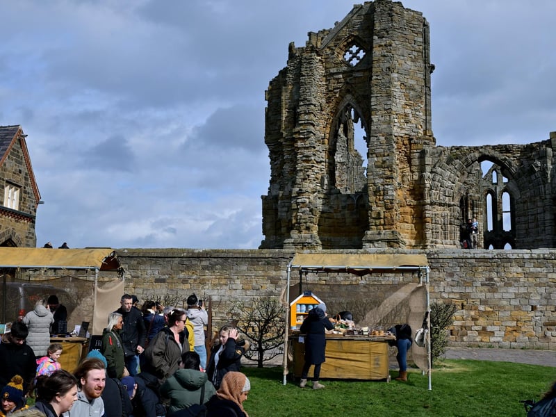 The iconic Whitby Abbey was a fantastic setting for the festival.