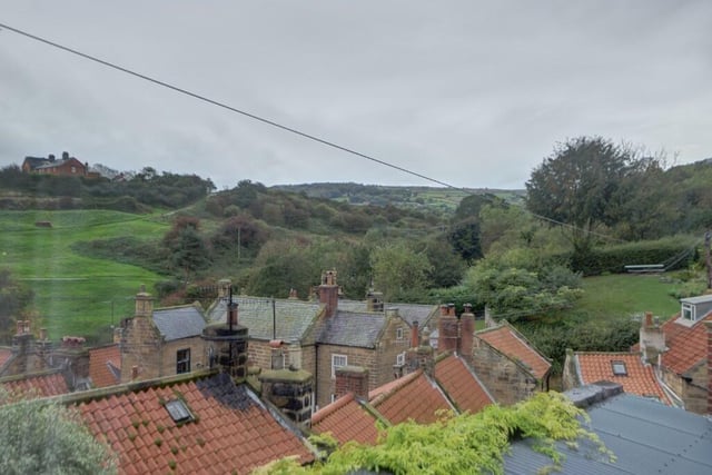 A fabulous vista of rooftops and countryside