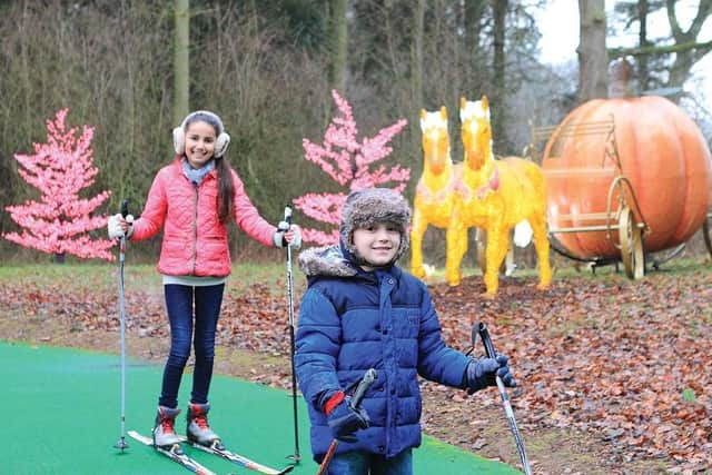 Pumpkin pleasure ski fun at Stockeld Park