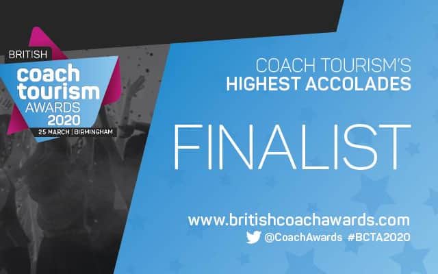 Acklams Coaches  are finalists in the British Coach Tourism Awards 2020