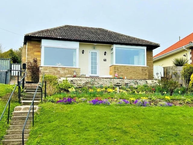 This three bedroom, one bathroom detached bungalow is for sale with Ellis Hay for £290,000.