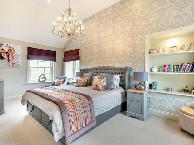 One of the impressive double bedrooms.