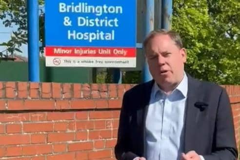 Charlie Dewhirst MP said he is determined to see Bridlington Hospital utilised as much as possible for benefit of local patients.