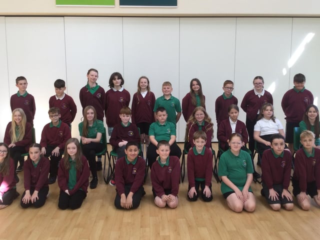Overdale Primary School year six leavers.