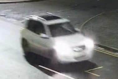 Police believe the vehicle involved was a white Volkswagen Tiguan