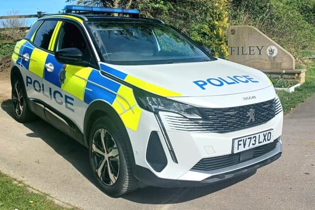 The chase began in Filey and ended after the van crashed between Bempton and Flamborough