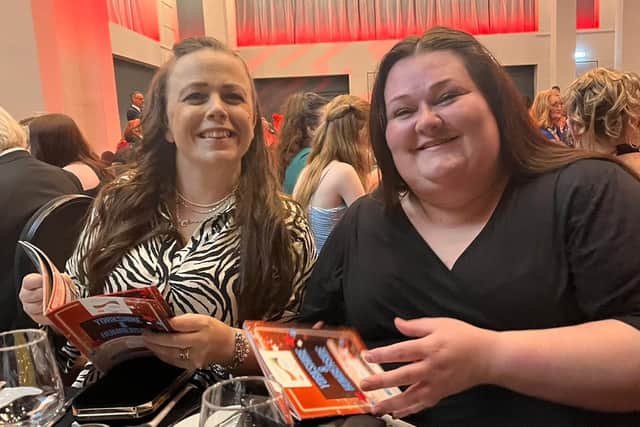 Left to right: Clare Tomlinson and Leonne Ridsdale