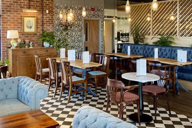 Inside the new Botham's of Whitby tearoom on Enterprise Way.