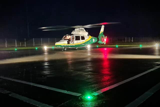 The Great North Air Ambulance Service has warned of the dangers of lasers following a number of recent incidents - Image: GNAAS