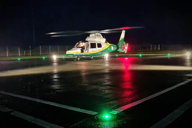 The Great North Air Ambulance Service has warned of the dangers of lasers following a number of recent incidents - Image: GNAAS