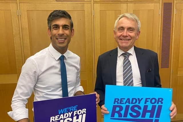 Rishi Sunak and Sir Robert Goodwill