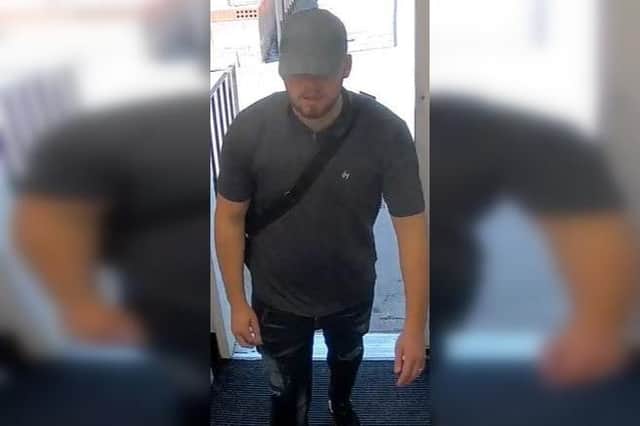 The incident occured at 9.55am on May 13 in Sainsburys Newbiggin and involved over £250 of goods being taken from the store with no attempts made to pay for the items.