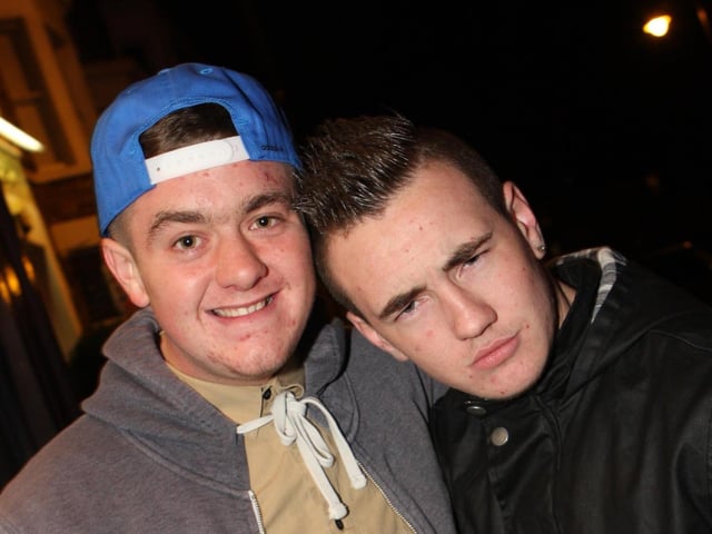 Ryan and Terry in Snowy's.