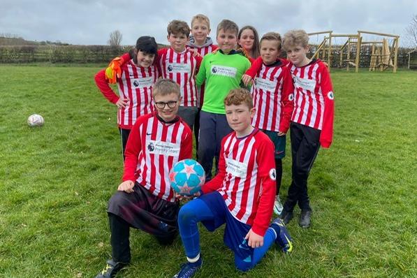 Fylingdales School football team.