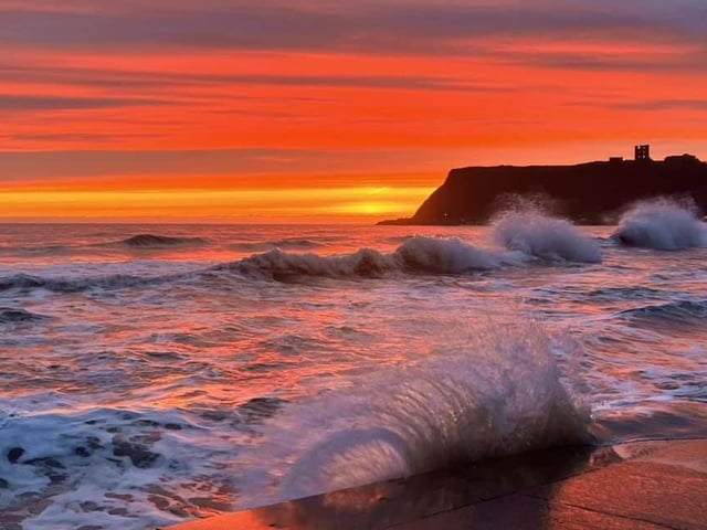 A gorgeous sunrise over North Bay.