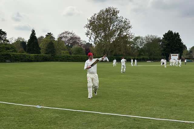 Joss Room hit a half century for Pocklington CC 2nds