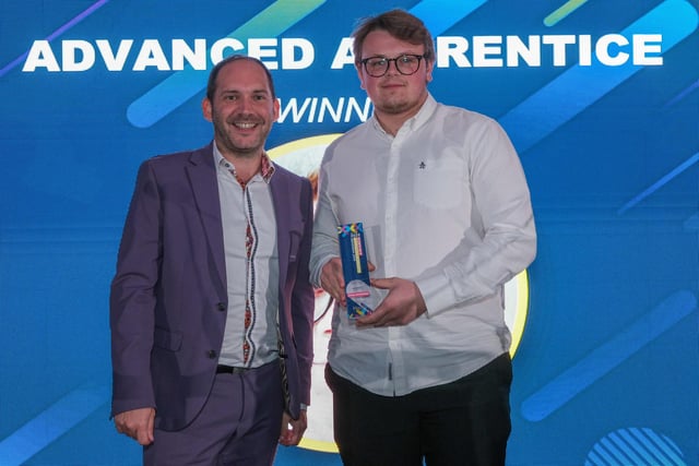 Advanced Apprentice Award winner Ethan Moorhouse, of Severfield