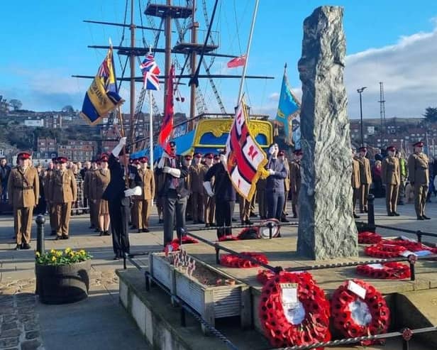 Dock End service in Whitby, 2021.
picture: Alan Wastell.