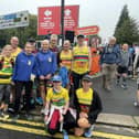 The Scarborough Athletic Club runners line up at the Great North Run no Sunday September 8 2024.