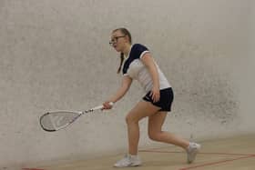 Young Bridlington squash star Hattie Langley.