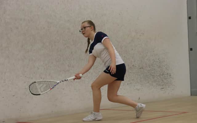 Young Bridlington squash star Hattie Langley.