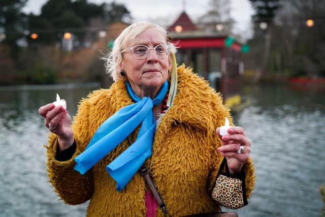 Wanda Maciuszko at the last candletlit vigil