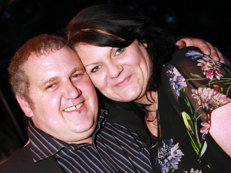 Adam and Marie enjoying their night out