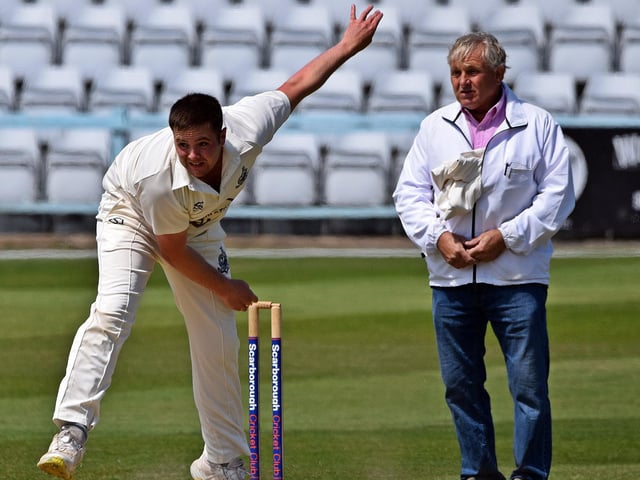 Charlie Hopper took the new ball.