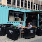 There are plans for a shipping container cafe on Bridlington seafront.