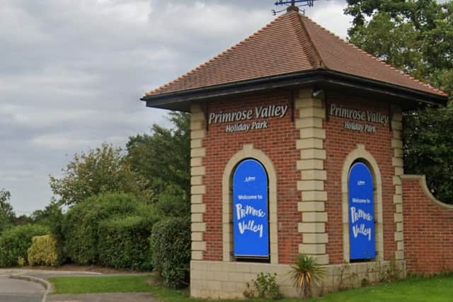 Primrose Valley Holiday Park, Filey.
Google Maps.