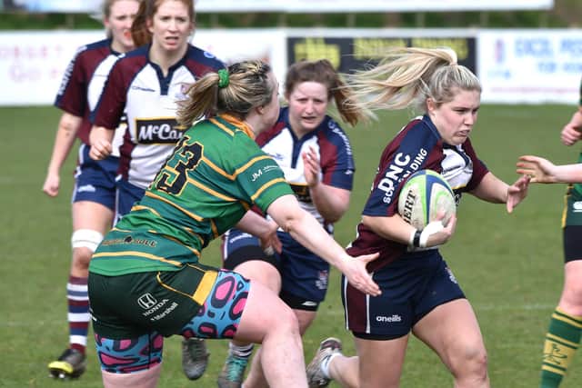 Kate Allan in action for the Valkyries