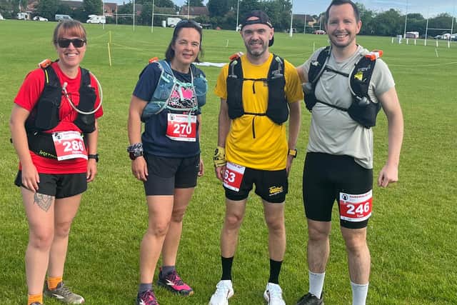 The Brid Road Runners in Hardwolds were Helena Smith, Emma Richardson, Danny Brunton, Tom Mullen.