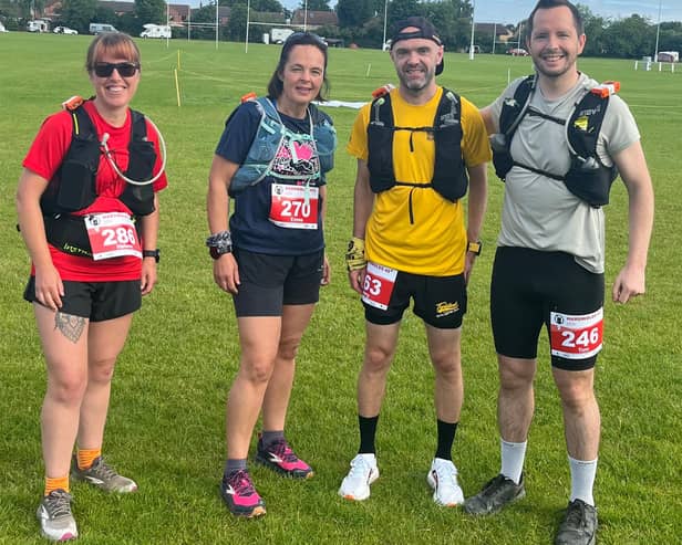 The Brid Road Runners in Hardwolds were Helena Smith, Emma Richardson, Danny Brunton, Tom Mullen.
