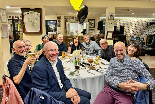 The Bridlington Road Runners members toast the club's 40th anniversary on Friday evening. PHOTOS BY TCF PHOTOGRAPHY