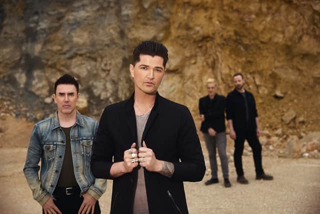 The Script perform at Scarborough Open Air Theatre on Saturday July 5