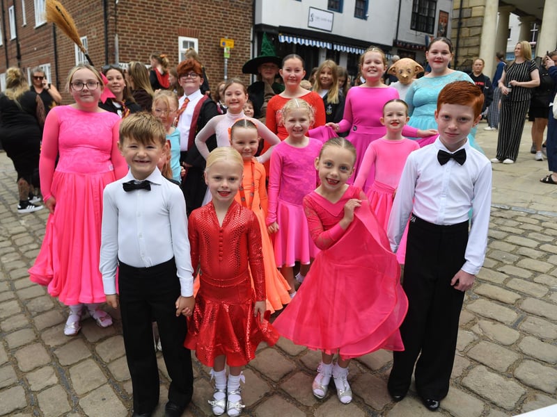 Colourful costumes in the fancy dress parade. photo: Gerard Binks