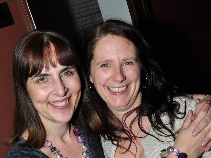 Juliet and Lynn, of Cayton School, in Mist Bar!