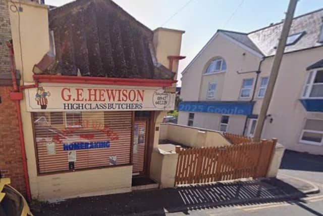 Hewison Butchers, 21 Park Terrace, Whitby. Google Maps