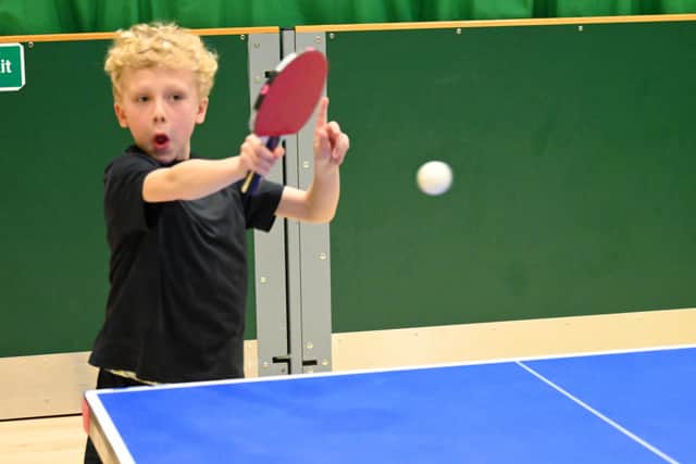 Bridlington Table Tennis junior tournament. Photo by Tony Wigley