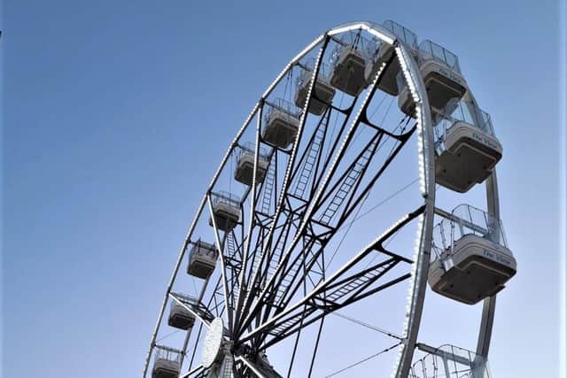 A big wheel is heading to Whitby West Cliff.