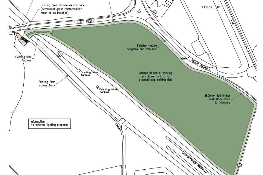Approval for new dog walking area