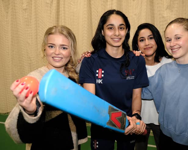 Swedish students meet one of Scarborough College's cricket stars
