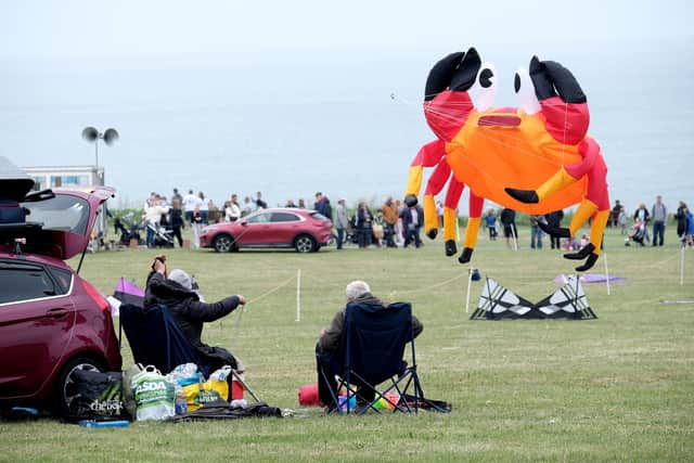 The event will feature kites of all shapes, sizes and colours flying over Bridlington Bay. Photo: Richard Ponter