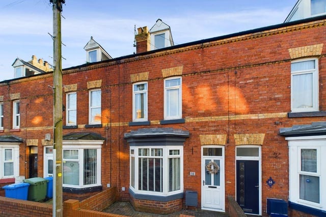 This four bedroom terraced house is for sale with Hunters for £150,000.