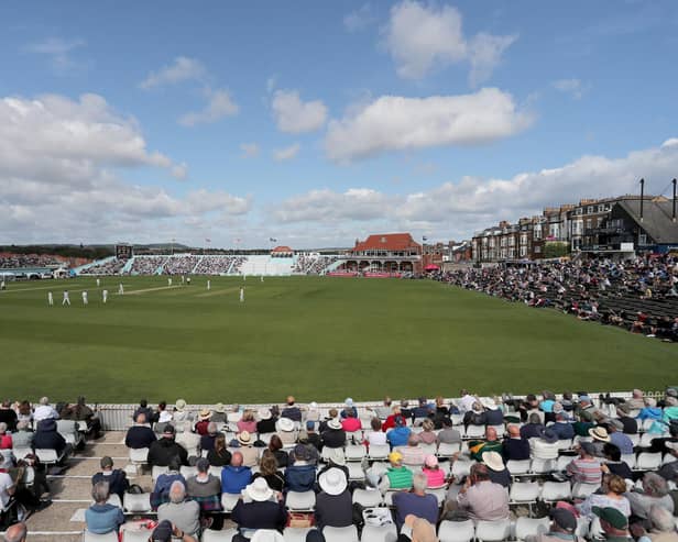 Scarborough's North Marine Road cricket ground will be hosting some top-class action next year. (Photo by SWpix.com)