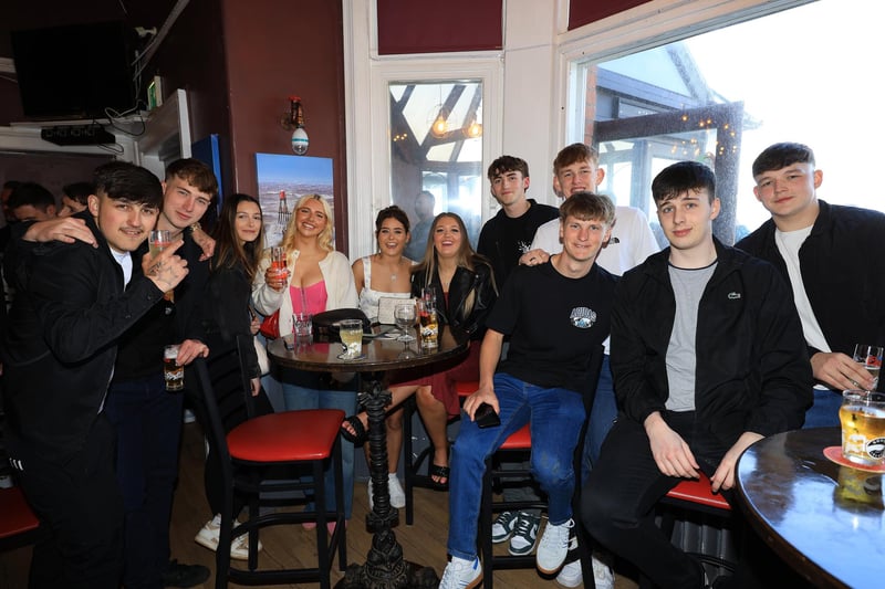 Drinkers having a great time at The Met. picture: Richard Ponter