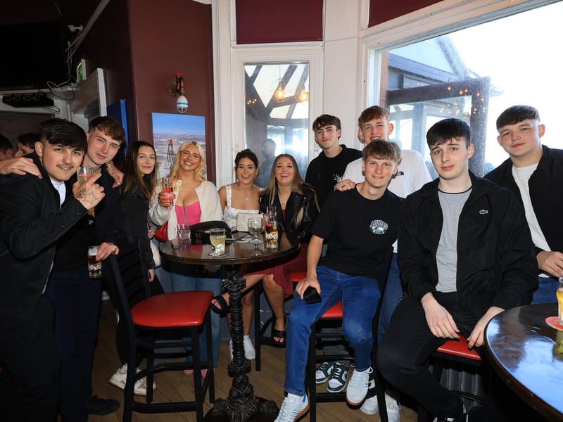 Drinkers having a great time at The Met. picture: Richard Ponter